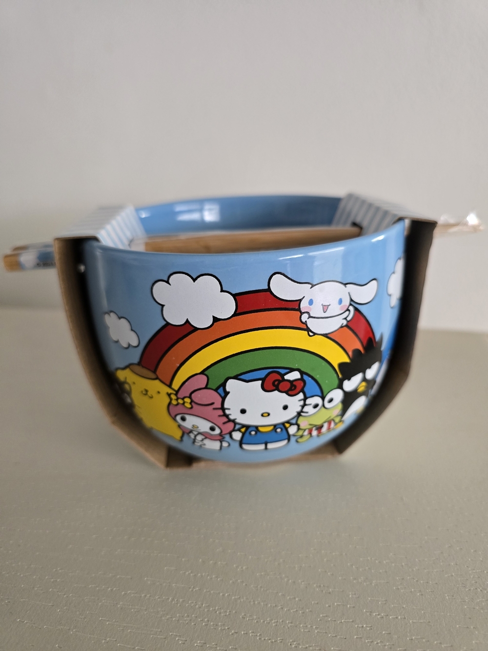 Sanrio Hello Kitty Bowl with Chopsticks